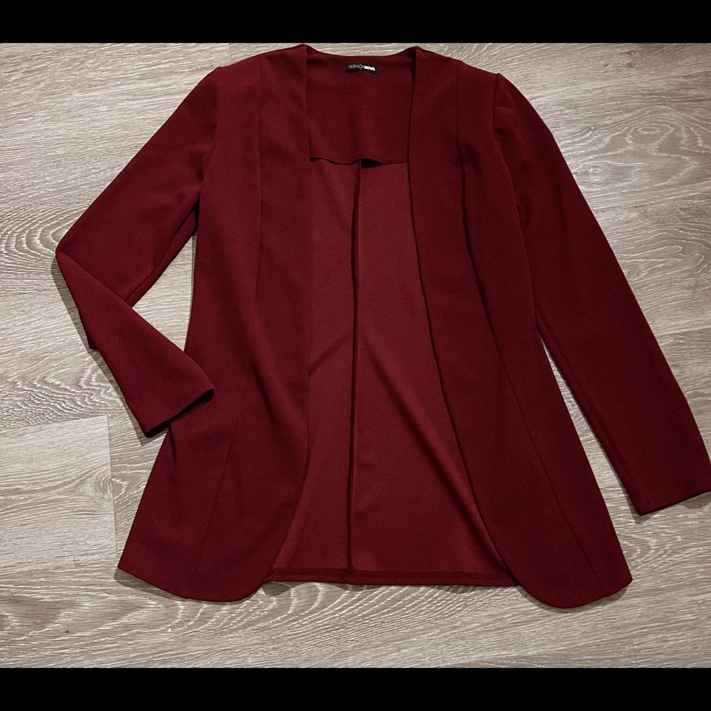 Maroon Suit FashionNova
